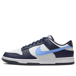 Кроссовки Nike Dunk Low 'Midnight Navy University Blue', синий fn7800-400 | midnight navy/white-university blue-laser orange
