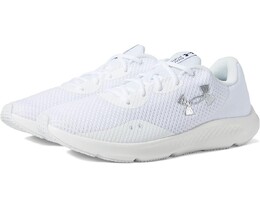 Кроссовки Under Armour Charged Pursuit 3, цвет White/White/Metallic Silver 9598706 | white/white/metallic silver