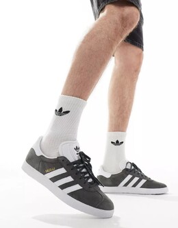 Темно-серые кроссовки Adidas Gazelle 127243525 | dunkelgrau