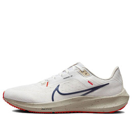 Кроссовки Nike Air Zoom Pegasus 40 'White Obsidian', белый dv3853-100 | white/light orewood brown/phantom/obsidian