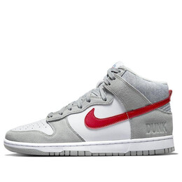Кроссовки Nike Dunk High SE 'Athletic Club - Light Smoke Grey Gym Red', серый dj6152-001 | grey/red