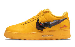 Кроссовки Nike Air Force 1 Skateboarding Shoes Men Low-top Yellow, цвет Lemon fb8875-700(teamone-黄af暗黑高达） | lemon