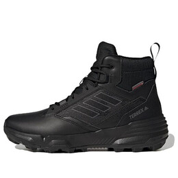 Кроссовки Adidas Terrex Unity Leather Mid Cold.RDY 'Triple Black', черный gz3367 | black