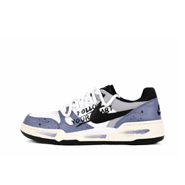 Кроссовки Nike Full Force Skateboarding Shoes Men Low-top Purple, фиолетовый fb1362-101（team419-自由风） | dark purple