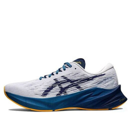 Кроссовки novablast 3 Asics, белый,синий 1011b458-100 | white/blue