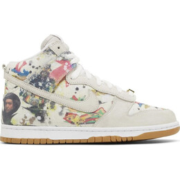 Кроссовки Nike Dunk High SB х Supreme 'Rammellzee', белый/мультиколор fd8779 100 | white