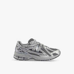 Низкие кроссовки из кожи и сетки с фирменной нашивкой 1906 года New Balance, серый r04276543 | harbor grey