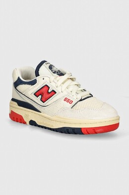 Кроссовки New Balance 550 из замши, бежевый/красный/синий 9byh-obu04z_01x | beige