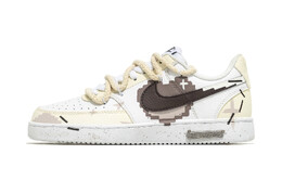 Кроссовки Nike Court Vision 1 Skateboarding Shoes Men Low-top Beige/brown, цвет Twilight dh2987-101(team31-男款暮光倾心) | twilight