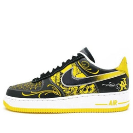 Кроссовки x livestrong air force 1 low supreme tz laf Nike, желтый 378126-071 | yellow
