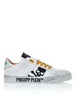 Кожаные кроссовки Retrokickz TM Philipp Plein, белый 7650310586428 | white