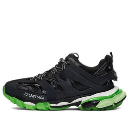 Кроссовки track trainer 'black glow' Balenciaga, черный 570391w1gb11003 | black/green