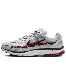 Кроссовки p-6000 'pure platinum dark red' Nike, мультиколор cd6404-020 | pure platinum/metallic platinum/white/dark team red
