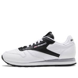 Кроссовки classic leather black white shoes/sneakers Reebok, черный fz4911 | black/white