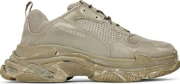 Кроссовки Balenciaga Triple S Sneaker Light Beige Faded, кремовый 536737 w3cn3 9700 | cream