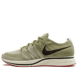 Кроссовки flyknit trainer 'neutral olive' Nike, зеленый ah8396-201 | olive green/brown