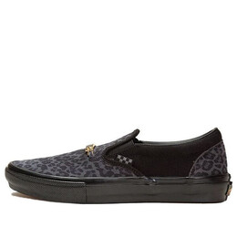 Кроссовки cher strauberry x skate slip-on 'cheetah' Vans, черный vn0a5fca9cy | black/gray