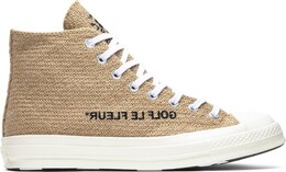 Кроссовки Converse Golf Le Fleur x Chuck 70 High Fabric Weave, загар 163168c | tan