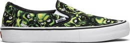 Кеды Vans Supreme x Slip-On Glow-In-The-Dark Skull Pile, черный vn0a347v3fw | black