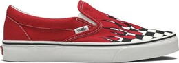Кеды Vans Slip-On Checker Flame, красный vn0a38f7rx5 | red