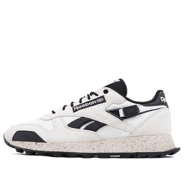Кроссовки classic leather 'winterized - white pure grey' Reebok, белый 100074286 | white/black
