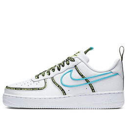 Кроссовки air force 1 '07 premium 'worldwide pack - blue fury' Nike, белый ck7213-100 | white/blue fury/black