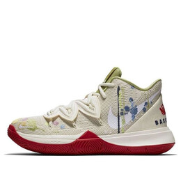 Кроссовки bandulu x kyrie 5 ep 'embroidered splatters' Nike, бежевый ck5837-100 | cream