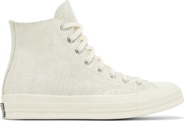 Кроссовки Converse Chuck 70 High Egret Embossed, кремовый 171460c | cream