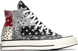 Кроссовки Converse Offspring x Chuck 70 High Paisley Patchwork, черный 169880c | black