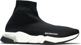 Кроссовки Balenciaga Speed Trainer Clear Sole - Black, черный 607544 w05gg 1010 | black