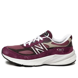 Кроссовки teddy santis 990 v6 made in usa 'burgundy tan' New Balance, бургундия u990bt6 | burgundy/tan