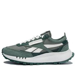 Кроссовки classic legacy 'green white' Reebok, зеленый 100222340 | green/white