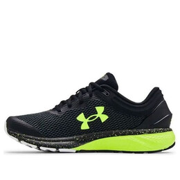 Кроссовки charged escape 3 'black neon green' Under Armour, черный 3024912-002 | black/neon green