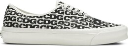 Кеды Vans Comme des Garçons x OG Authentic LX CDG Print - Blanc De Blanc, белый vn0a4bv9shm | white