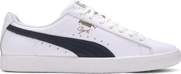 Кроссовки Puma Clyde Core Leather Foil White Navy, белый 364669 02 | white