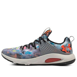 Кроссовки hovr rise 3 printed 'concrete halo grey' Under Armour, серый 3025098-104 | dark gray