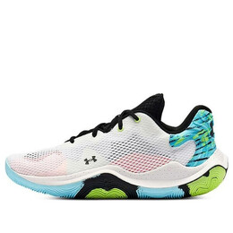 Кроссовки spawn 4 printed 'white' Under Armour, белый 3025345-102 | white/blue/green/pink