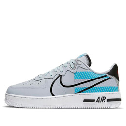Кроссовки x 3m air force 1 react lx 'pure platinum baltic blue' Nike, мультиколор ct3316-001 | pure platinum/black/baltic blue