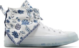 Кроссовки Converse Lay Zhang x Chuck 70 High Blue White Porcelain, белый 170624c | white