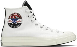 Кроссовки Converse Chuck 70 Hi Logo Play - White Rush Blue, белый 166747c | white