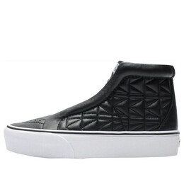 Кроссовки sk8-hi laceless platform karl lagerfeld quilt 'black white' Vans, черный va3dq7oel | black/white
