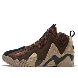 Кроссовки looney tunes x hurrikaze 2 mid 'tasmanian devil' Reebok, коричневый gw4277 | grizzly brown/sand beige/black