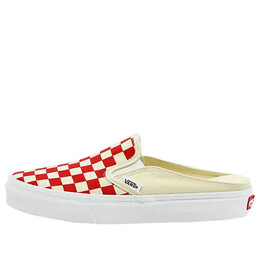 Кроссовки classic slip-on mule checkerboard 'red white' vn0004kttlf Vans, красный vn0004kttlf / vn0004kttlf1 | red/white
