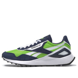 Кроссовки classic leather legacy az 'semi solar green vector navy' Reebok, зеленый gx7569 | army green/black