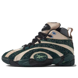 Кроссовки shaqnosis x brain dead 'dark forest' Reebok, экрю gx9600 | soft ecru/core black/dark forest