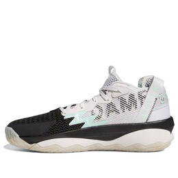 Кроссовки dame 8 'dash grey' Adidas, белый gy0379 | white/black