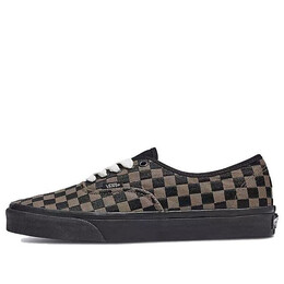 Кроссовки authentic 'embroidered checkerboard black' Vans, черный vn0009pvcjk | black