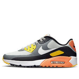 Кроссовки air max 90 golf 'smoke grey black orange' Nike, белый cu9978-012 | white/gray/orange/black
