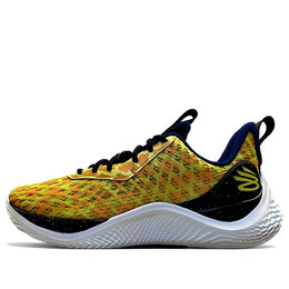 Кроссовки curry flow 10 'bang bang' Under Armour, желтый 3026272-700 | yellow / black / white