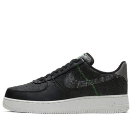 Кроссовки air force 1 '07 lv8 'recycled wool pack - black electric green' Nike, черный cv1698-001 | black/clear/electric green/lt bone/smoke grey